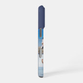 Modern Monogram 5 Photo Collage Dusk Blue iPhone Hülle (Rechte Seite)