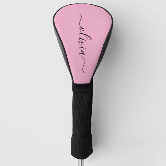 Modern Monogram Golf Head Cover Headcover (Vorderseite)