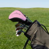Modern Monogram Golf Head Cover Headcover (In SItu)