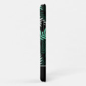 Modern Monogram Green Blätter Pattern Case-Mate iPhone Hülle (Hinten/Rechts)