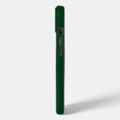 Modern Monogram Green Case-Mate iPhone Hülle (Rückseite / Links)