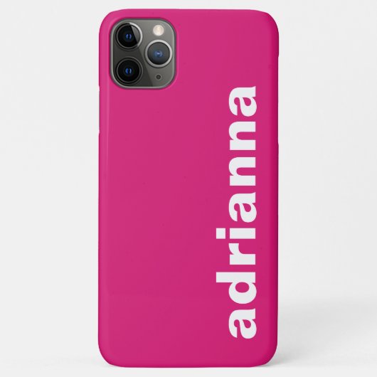 Modern Monogram Hellrosa Case-Mate iPhone Hülle (Rückseite)