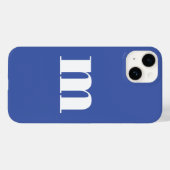 Modern Monogram Initial Case-Mate iPhone Hülle (Rückseite (Horizontal))