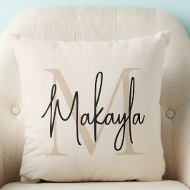 Modern Monogram  Kissen