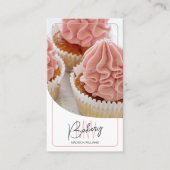Modern Monogram Logo Bakery Visitenkarte (Vorderseite)