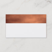 Modern Monogram - Martian Dust Storm Visitenkarte (Rückseite)