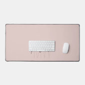 Modern Monogram Name Script Blank Pink Schreibtischunterlage (Tastatur & Maus)