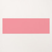 Modern Monogram Name Stilvoll rosa Yogamatte (Rückseite (Horizontal))