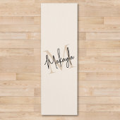 Modern Monogram Name  Yogamatte
