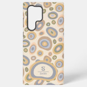 Modern Monogram Phone Case – Abstract Design Samsung Galaxy Hülle (Rückseite)