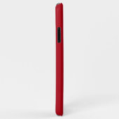 Modern Monogram Red Case-Mate iPhone Hülle (Hinten/Rechts)