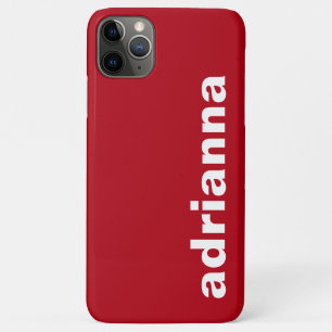 Modern Monogram Red Case-Mate iPhone Hülle