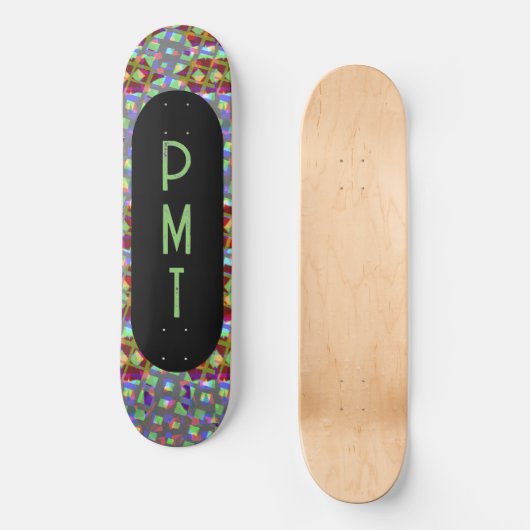 Modern Monogram Skateboard (Vorderseite)