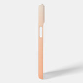 Modern Monogramm Anfangsname Aquamarin Aqua Gradie Case-Mate iPhone Hülle (Rückseite / Rechts)