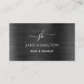 Modern Monogramm - Anfangsname Visitenkarte (Vorderseite)