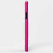 Modern Monogramm Hot Pink Case-Mate iPhone Hülle (Hinten/Rechts)