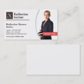 Modern, Monogramm, Realtor, wirkliches Anwesen, Visitenkarte (Vorne/Hinten)