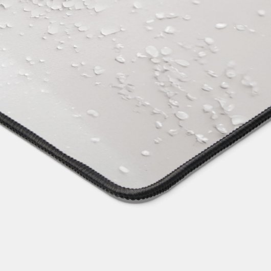 Modern, Monogramm, Salon, Glitzer (Imitat) Schreibtischunterlage (Ecke)