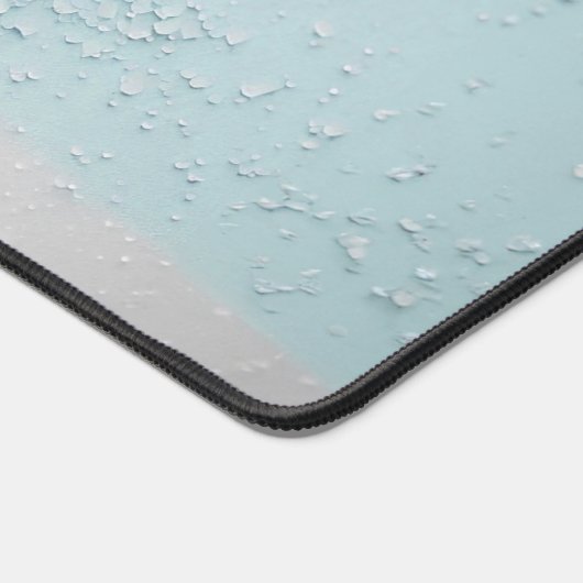 Modern, Monogramm, Salon, Glitzer (Imitat) Schreibtischunterlage (Ecke)