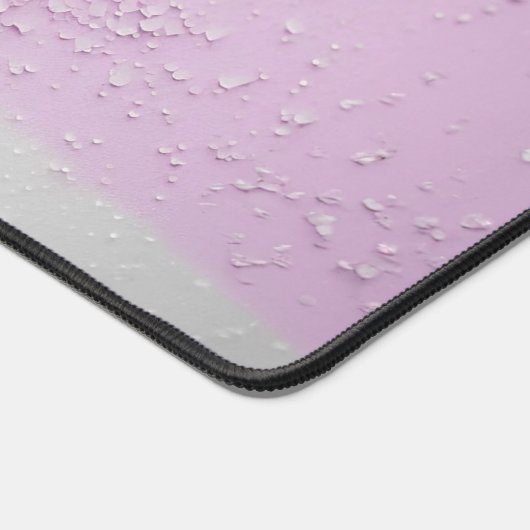 Modern, Monogramm, Salon, Glitzer (Imitat) Schreibtischunterlage (Ecke)