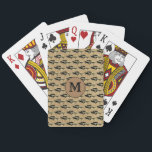 Modern Monogramm Vintage Car Men Gift Spielkarten<br><div class="desc">Modern Monogrammed Vintage Car Men Gift Bicycle Playing Cards - See our other products and Collection,  choose a gift for you and your dear ones. Thanks for buying in our store. Again. (a)</div>