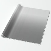 Modern Monotone Gray Ombre Geschenkpapier (Ungerollt)