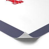 Modern Monster Truck Geburtstagsparty Begrüßungsze Poster (Ecke)