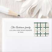 Modern Montauk Grid Green & Beige (Insitu)