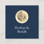 Modern Moon Crystal Ball Tarot Reader Treuekarte (Vorderseite)