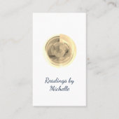 Modern Moon Crystal Ball Tarot Reader Visitenkarte (Vorderseite)