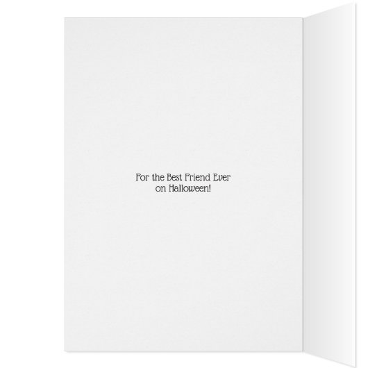 Modern Moonlit Hexenkarte Bester Freund (Innen (Links))