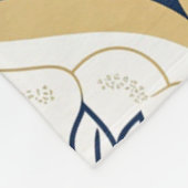 Modern Moroccan Geometric Seamless Pattern Fleecedecke (Ecke)