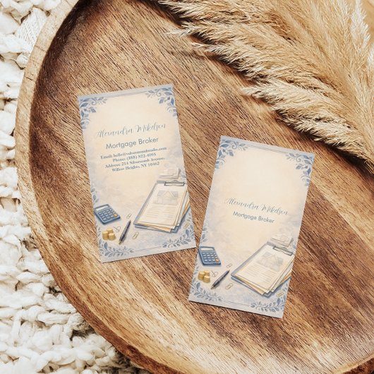 Modern Mortgage Broker Business Visitenkarte