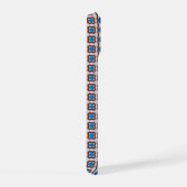 Modern mosaic geometric abstract pattern 1298 iPhone 15 hülle (Rechte Seite)