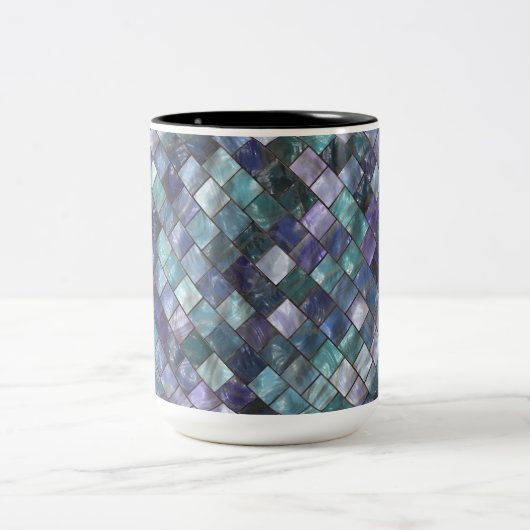 Modern Mosaik Tiles Pattern Kaffeemaschine Tasse (Mittel)