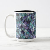 Modern Mosaik Tiles Pattern Kaffeemaschine Tasse (Links)