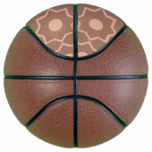 Modern Moscha Mousse Dusty Pink Geometric Shape Basketball (Rechts)