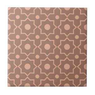 Modern Moscha Mousse Dusty Pink Geometric Shape Fliese