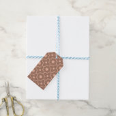 Modern Moscha Mousse Dusty Pink Geometric Shape Geschenkanhänger (Mit Garn)