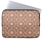 Modern Moscha Mousse Dusty Pink Geometric Shape Laptopschutzhülle (Vorderseite)