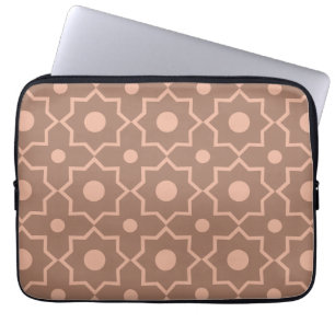 Modern Moscha Mousse Dusty Pink Geometric Shape Laptopschutzhülle