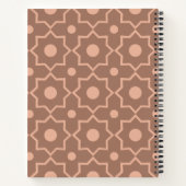 Modern Moscha Mousse Dusty Pink Geometric Shape Notizblock (Rückseite)