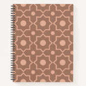 Modern Moscha Mousse Dusty Pink Geometric Shape Notizblock (Vorderseite)