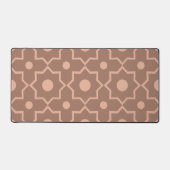 Modern Moscha Mousse Dusty Pink Geometric Shape Schreibtischunterlage (Vorderseite)