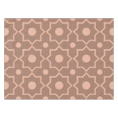 Modern Moscha Mousse Dusty Pink Geometric Shape Tischdecke (Vorderseite (Horizontal))