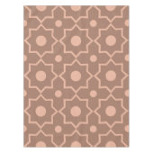 Modern Moscha Mousse Dusty Pink Geometric Shape Tischdecke (Vorderseite)
