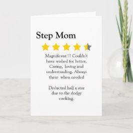 Modern Mothers Day 4.5 Star StepMom Review Karte