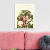 Modern Mother's Day Elegantes Arch Foto Zitat Leinwanddruck (Insitu (Wohnzimmer))