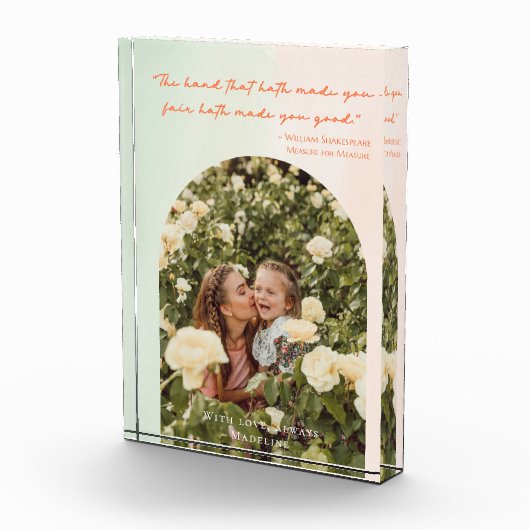 Modern Mother's Day Elegantes Bike Fotoblock (Rechts)