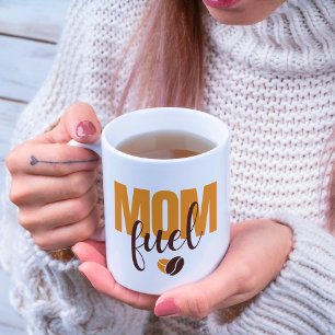Modern Mother's Day Mama Fuel Coffee Lover Quote Kaffeetasse